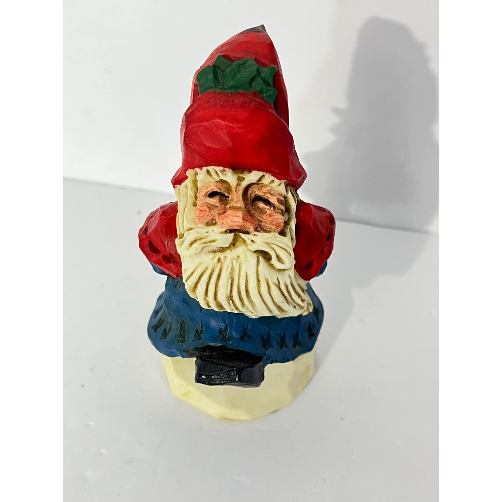 David Frykman Santa Figurine Unisex OS Red Blue Oh the Joy 1994 DF 1070